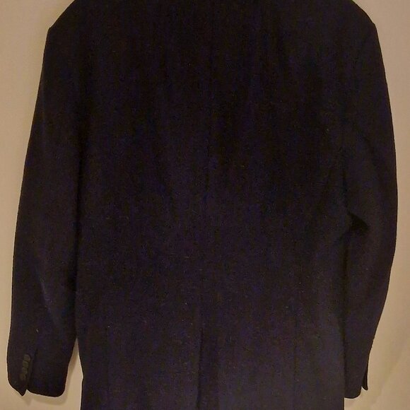 Bruun & Stengade Coat - Size L - Slim Fit - Navy - Picture 7 of 8